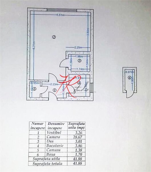 Primaverii, vanzare garsoniera cu centrala.